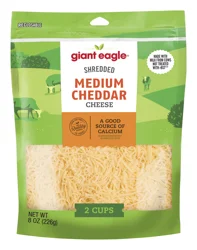 GE Med Cheddar Shrdd Cheese