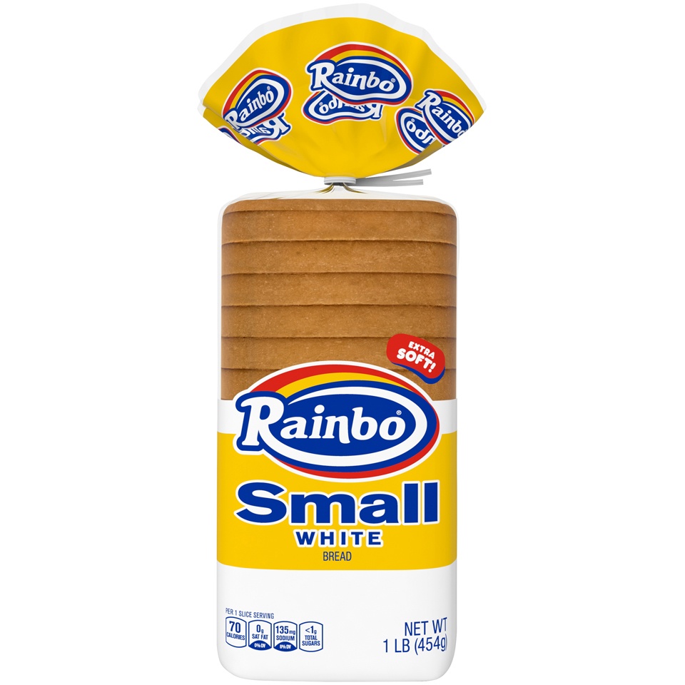 slide 1 of 9, Rainbo Small White Bread, 16 oz
