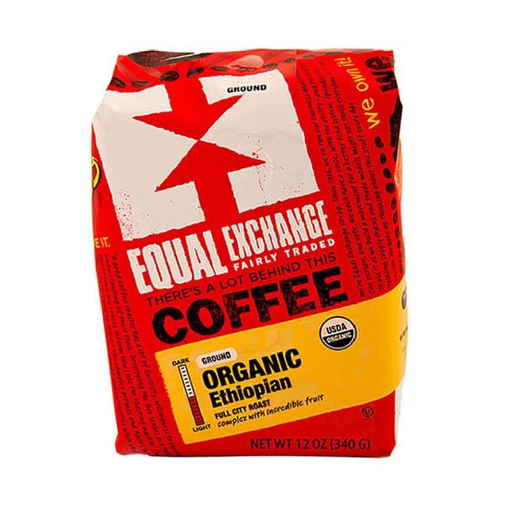 slide 1 of 1, Equal Exchange Ground Ethiopian Coffee - 12 oz, 12 oz