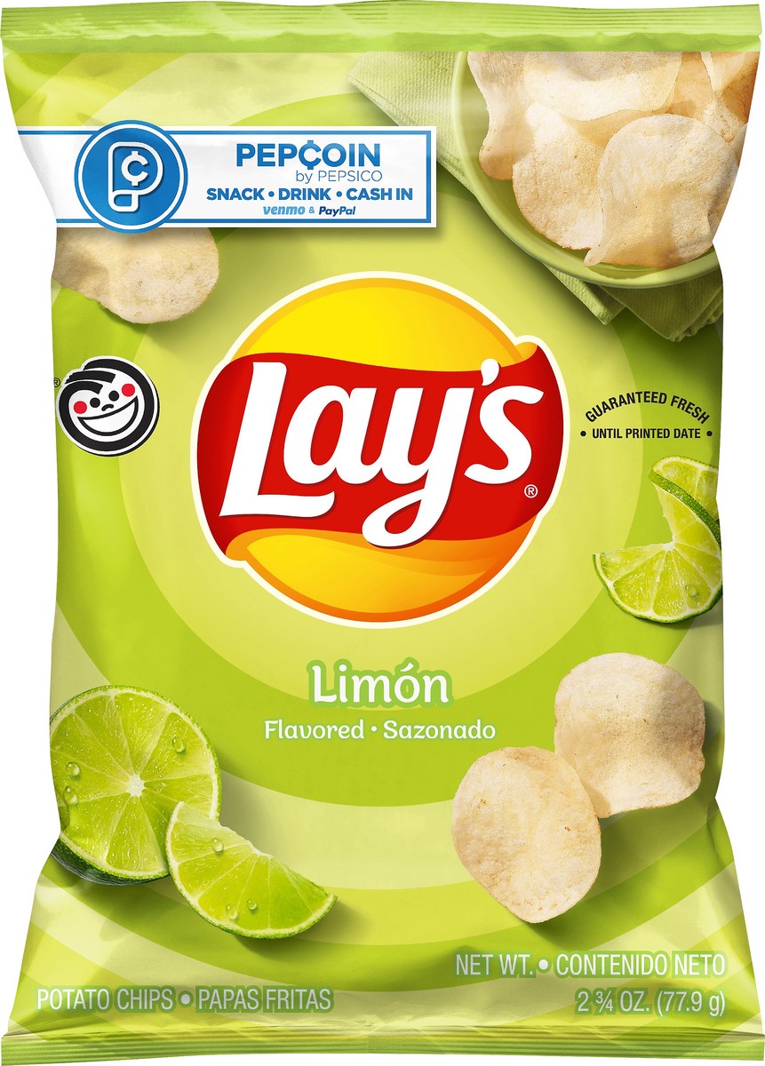 slide 3 of 3, Lay's Limon Flavored Potato Chips 2.75 oz, 2.75 oz