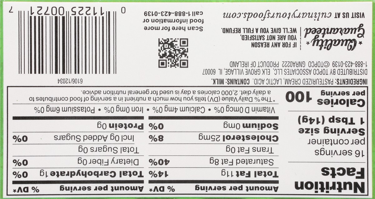 slide 2 of 2, Culinary Tours Unsalted Irish Butter 2 ea,