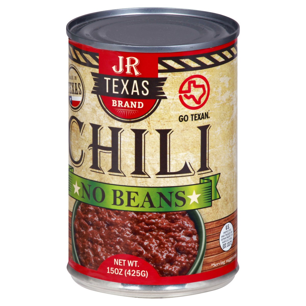 slide 7 of 13, JR Texas No Beans Chili 15 oz, 15 oz