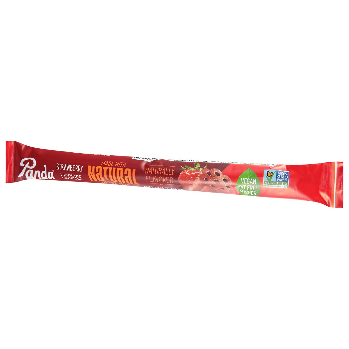 slide 3 of 9, Panda Strawberry Licorice 1.125 oz, 1.13 oz