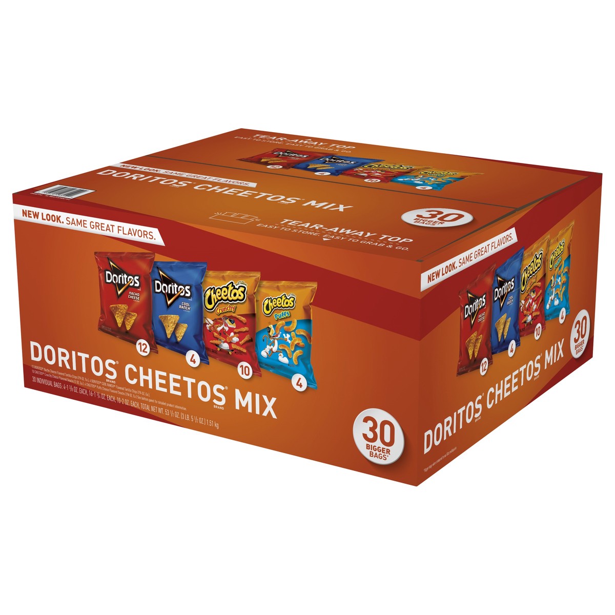 slide 6 of 11, Frito-Lay Variety Pack Doritos Cheetos Mix 30 ea, 30 ct