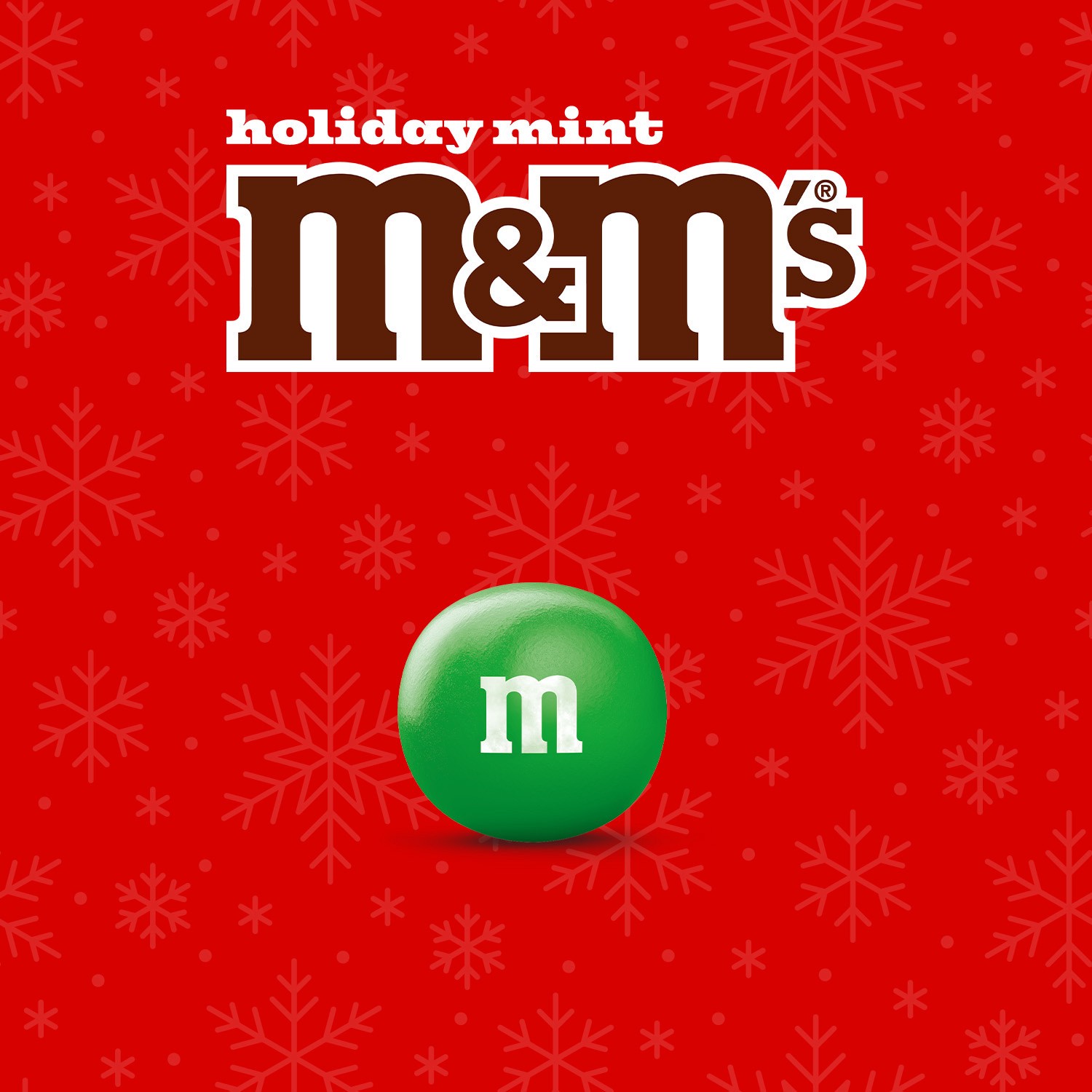 slide 5 of 8, M&M's Mint Chocolate Holiday Message Christmas Candy, Share Size, 2.83 oz Bag, 2 oz