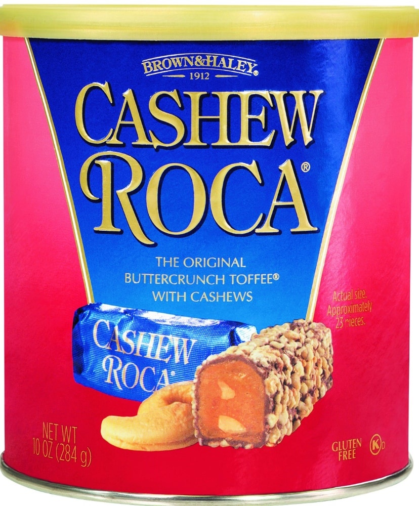 slide 1 of 1, Brown & Haley Roca Cashew Buttercrunch Toffee with Cashews, 10 oz