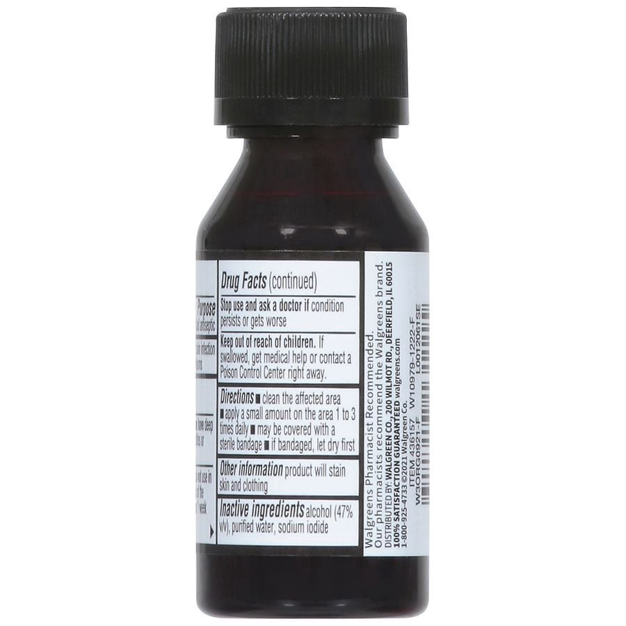 slide 3 of 4, Walgreens Iodine Tincture Usp, 1 fl oz
