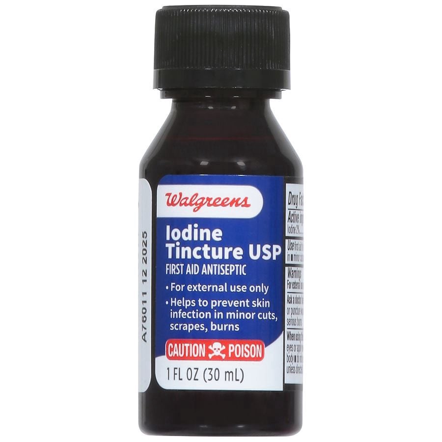slide 1 of 4, Walgreens Iodine Tincture Usp, 1 fl oz