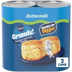 Grands! Southern Homestyle Buttermilk Biscuits, 2 Pack, 16 Biscuits, 32.6 Oz