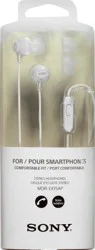 Sony White Stereo Headphones - 1 pc