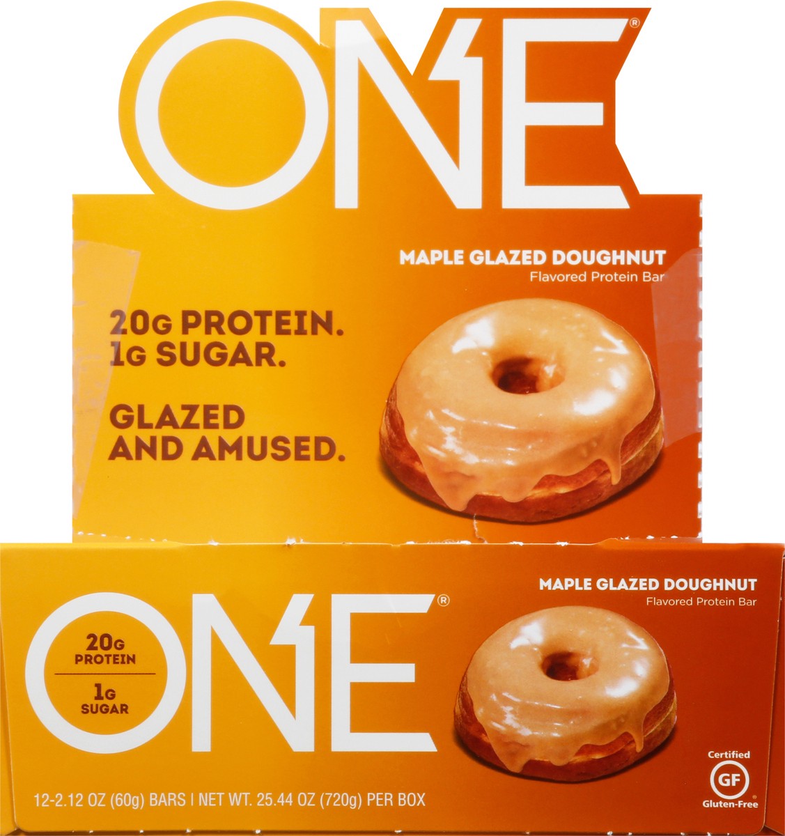 slide 10 of 10, One Maple Glazed Doughnut Flavored Protein Bar 12 - 2.12 oz Bars, 12 ct