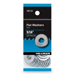 Hillman Flat Washers Coarse Thread 5/16