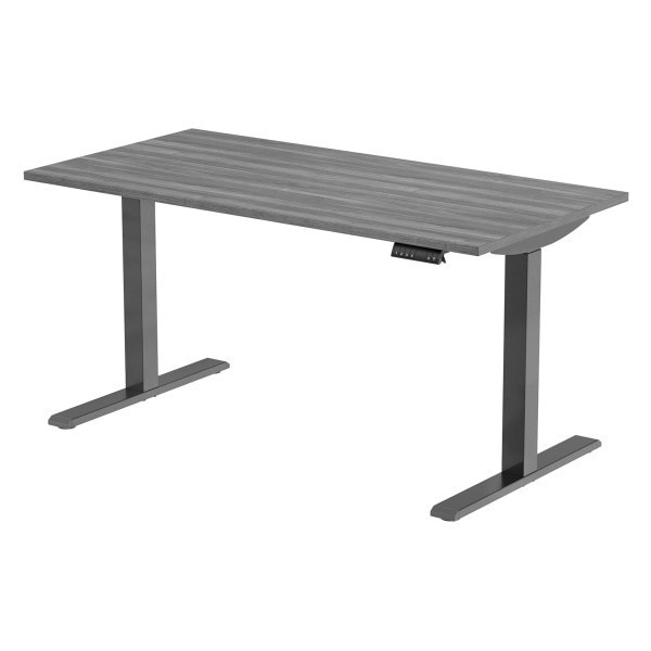 slide 7 of 10, Realspace® Magellan Performance Electric 60""W Height-Adjustable Standing Desk, Gray, BIFMA Compliant, 1 ct