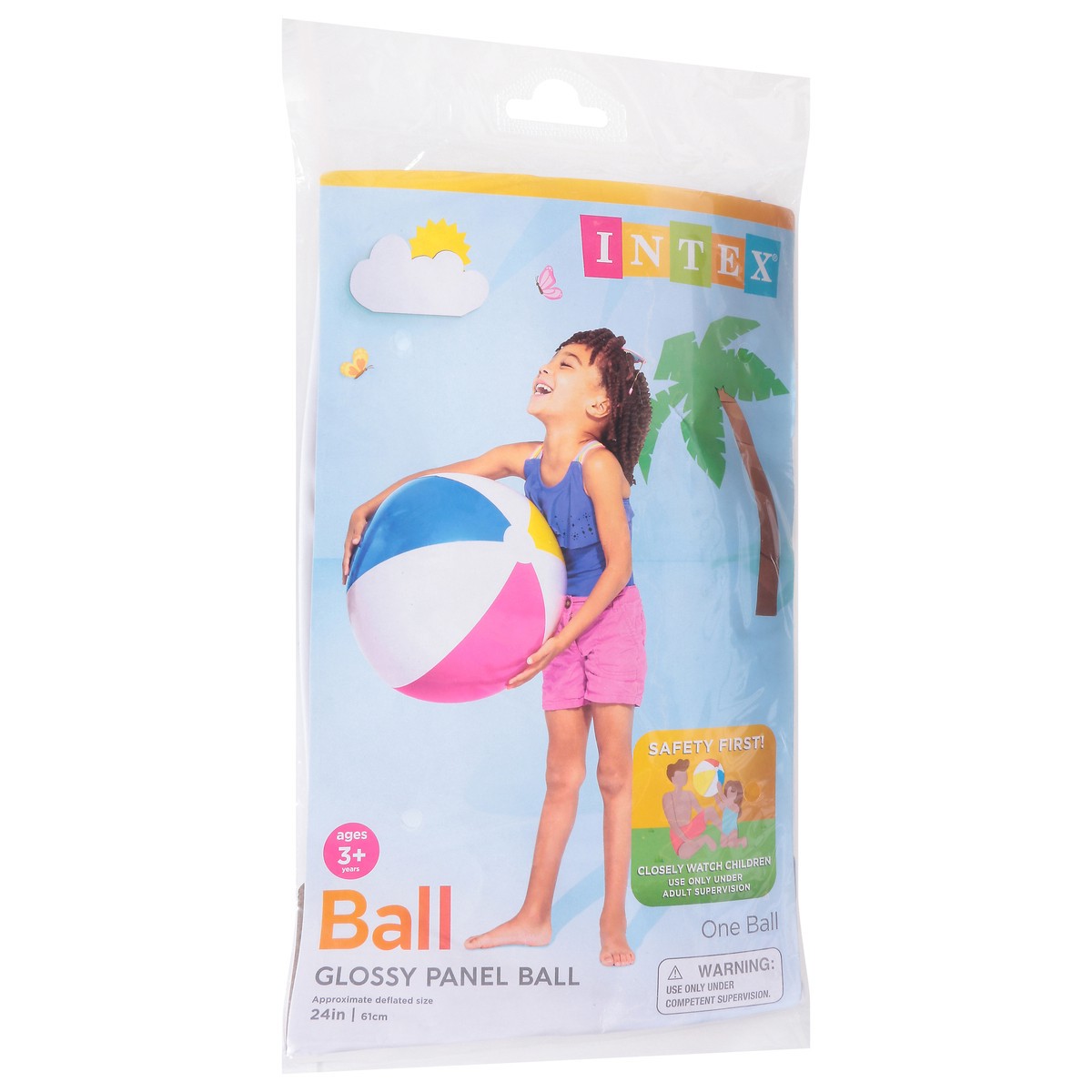 slide 2 of 9, Intex Glossy Panel Ball for Ages 3+ Years 1 ea, 1 ct
