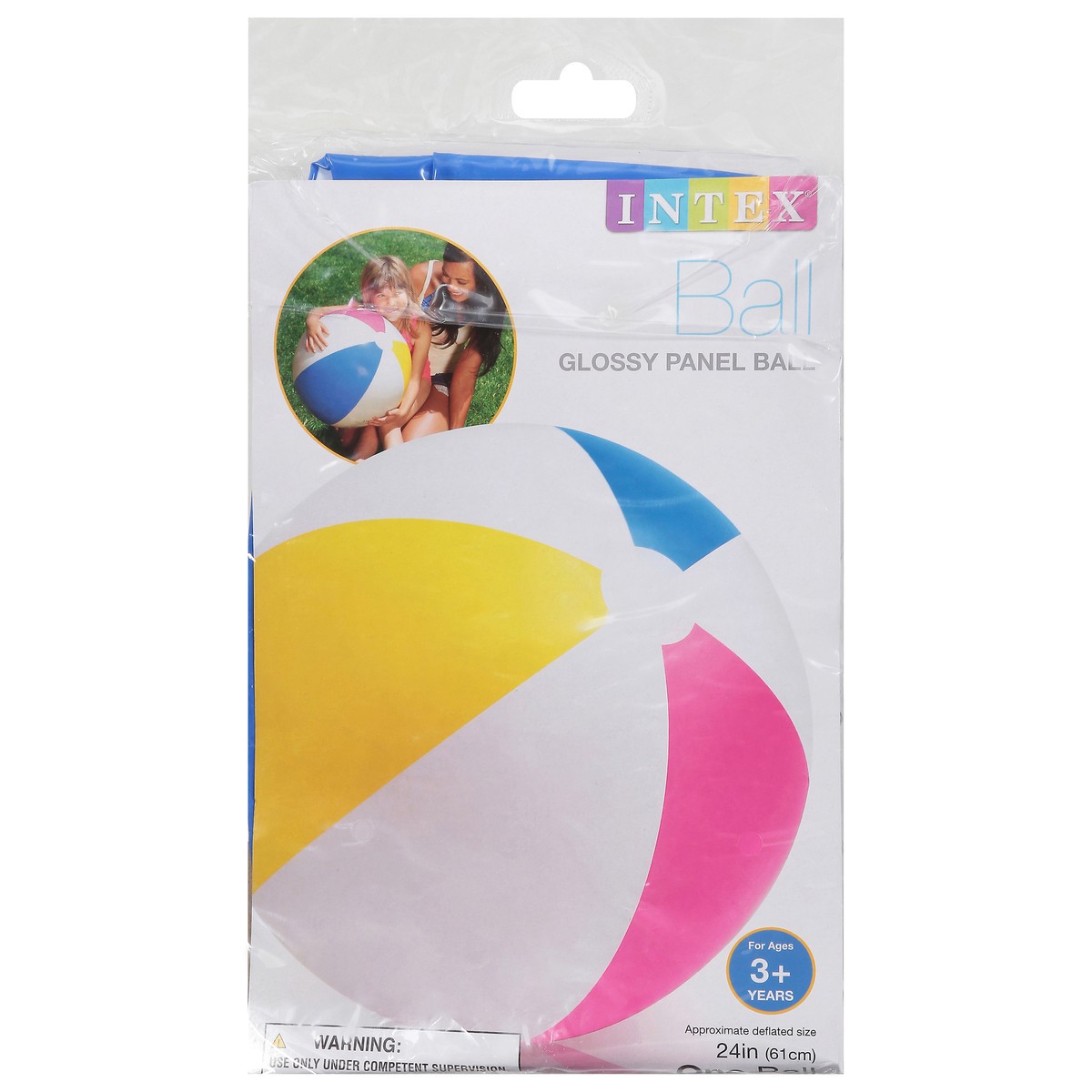slide 1 of 9, Intex Glossy Panel Ball for Ages 3+ Years 1 ea, 1 ct