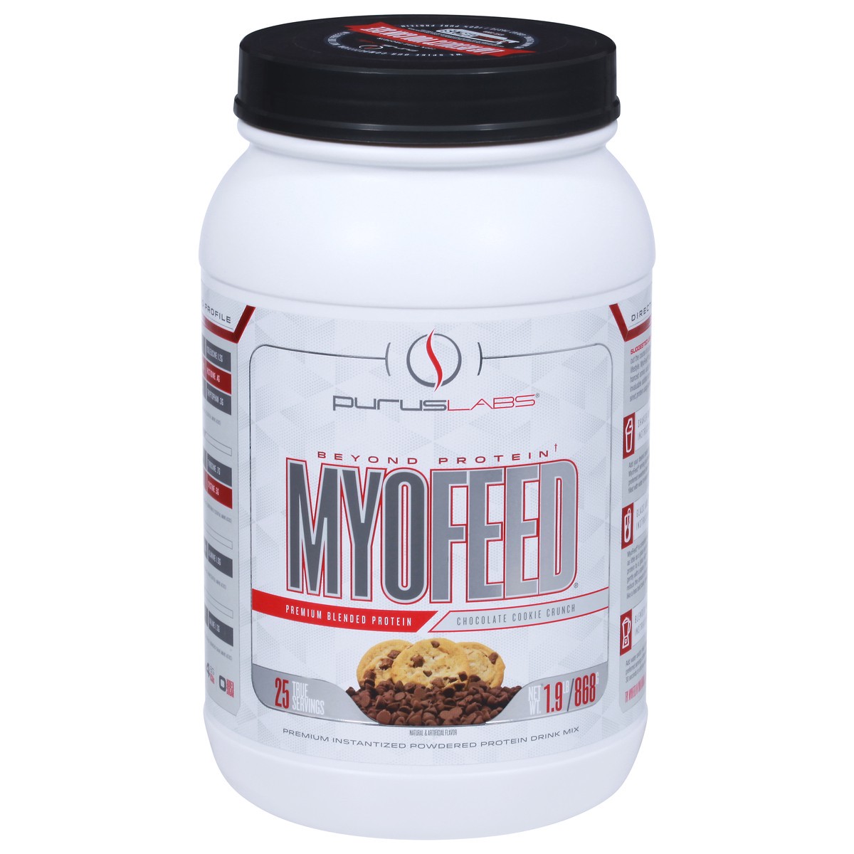 slide 1 of 13, Purus MyoFeed Premium Chocolate Cookie Crunch Blended Protein 1.9 lb, 1.9 lb
