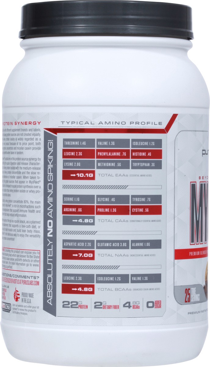 slide 9 of 13, Purus MyoFeed Premium Chocolate Cookie Crunch Blended Protein 1.9 lb, 1.9 lb
