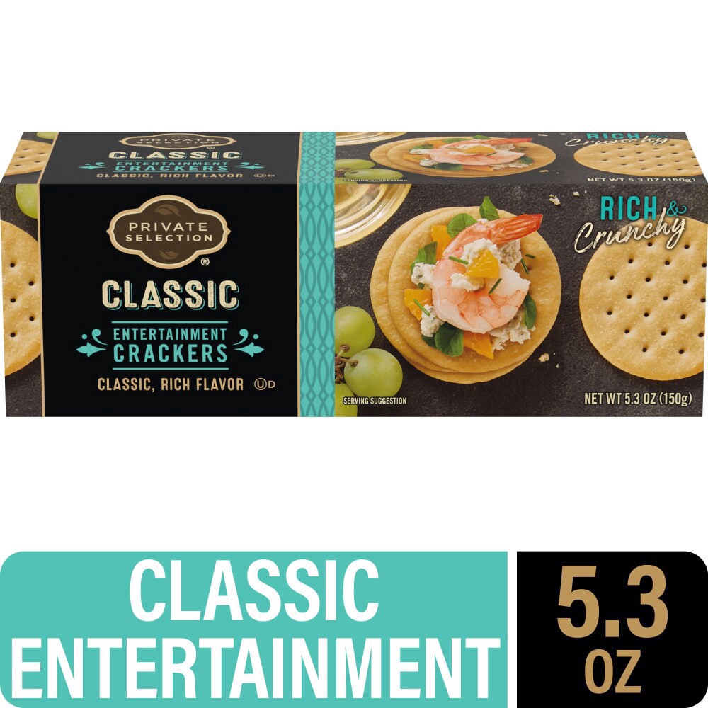 slide 5 of 5, Private Selection Classic Entertainment Crackers, 5.3 oz