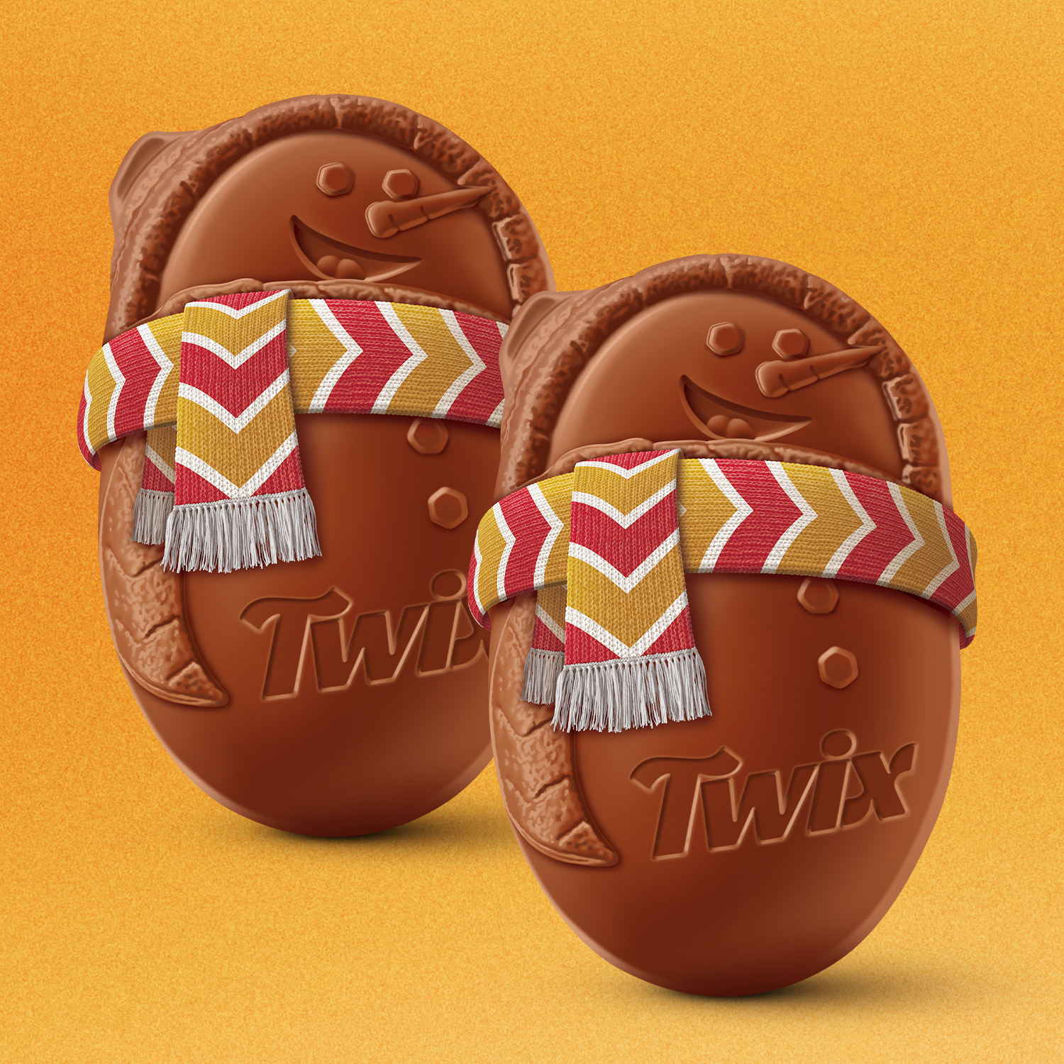 slide 4 of 8, TWIX Caramel Cookie Snowmen Christmas Candy Bars, Share Size, 2.12 Oz, 2 oz