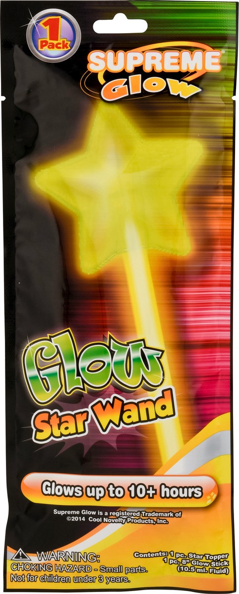 slide 2 of 9, Supreme Glow Supreme Yellow Glow Wand, 1 ct