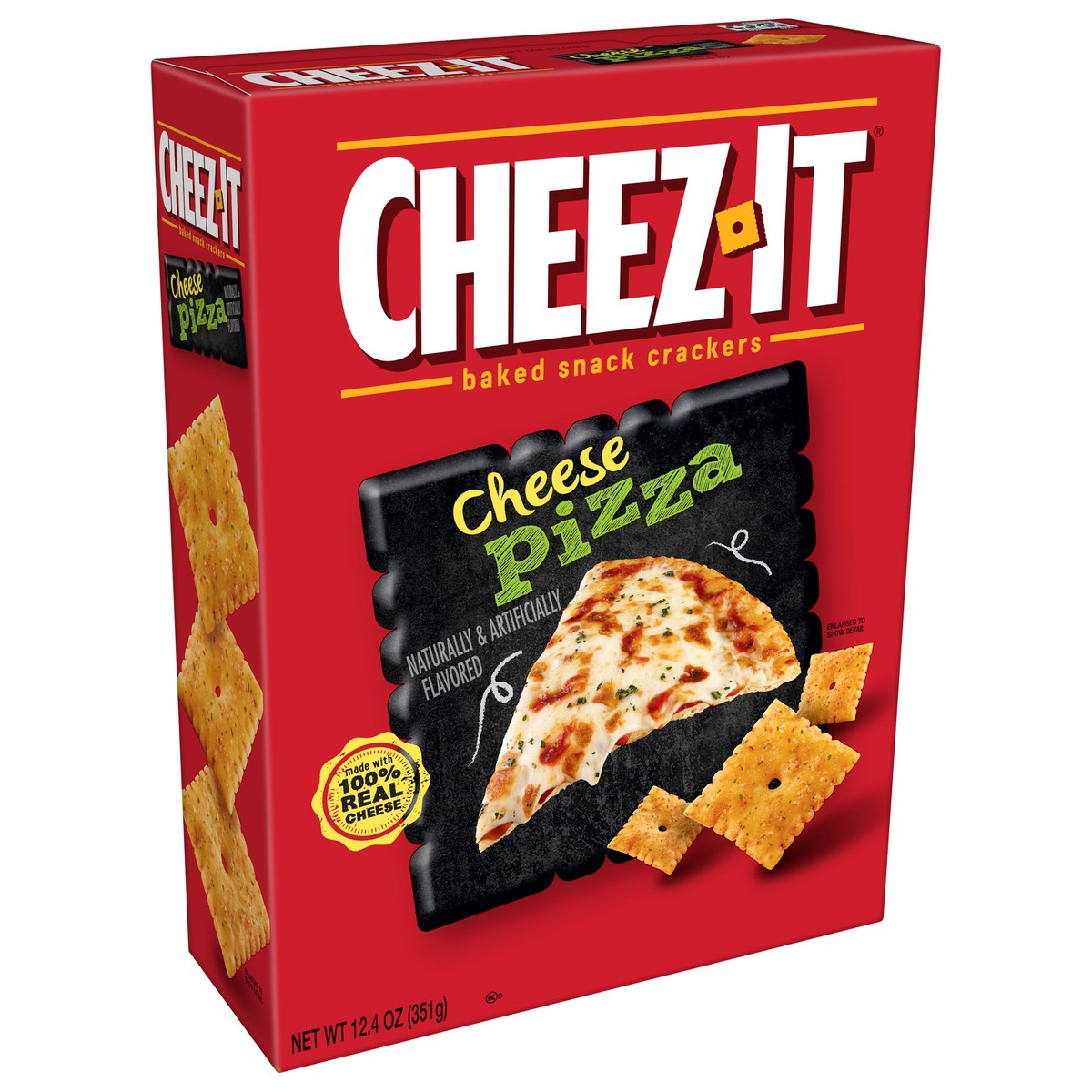 slide 8 of 8, Cheez-It Cheese Crackers, Cheese Pizza, 12.4 oz, 12.4 oz