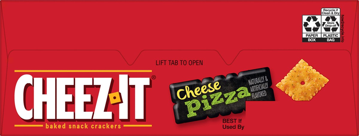 slide 4 of 8, Cheez-It Cheese Crackers, Cheese Pizza, 12.4 oz, 12.4 oz