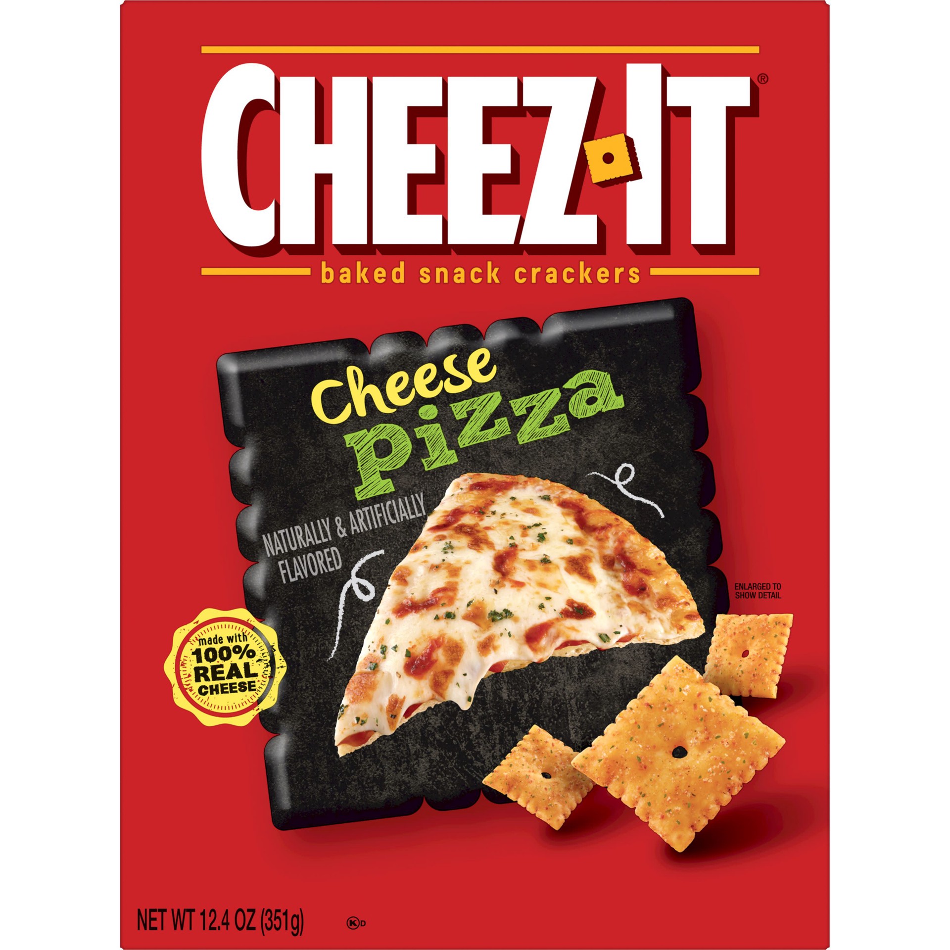 slide 1 of 8, Cheez-It Cheese Crackers, Cheese Pizza, 12.4 oz, 12.4 oz