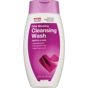 slide 1 of 1, CVS Health Odor Blocking Cleansing Wash, 12 oz