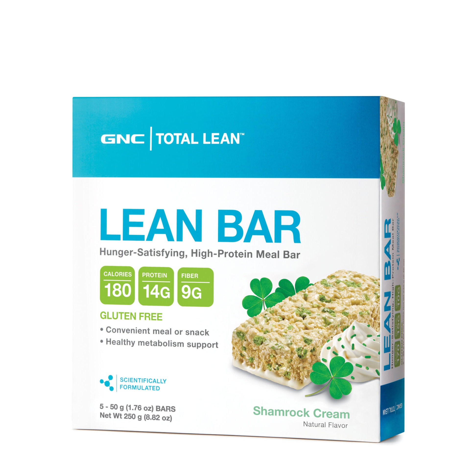 slide 1 of 1, GNC Total Lean Lean Bar - Shamrock Cream (Limited Edition), 5 ct