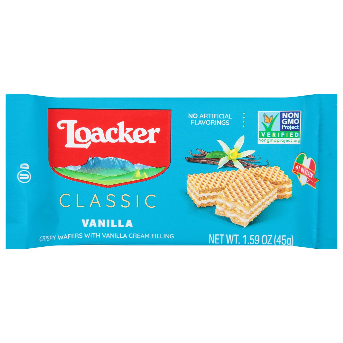 slide 1 of 7, Loackerwafer Classic Vanilla, 1.59 oz