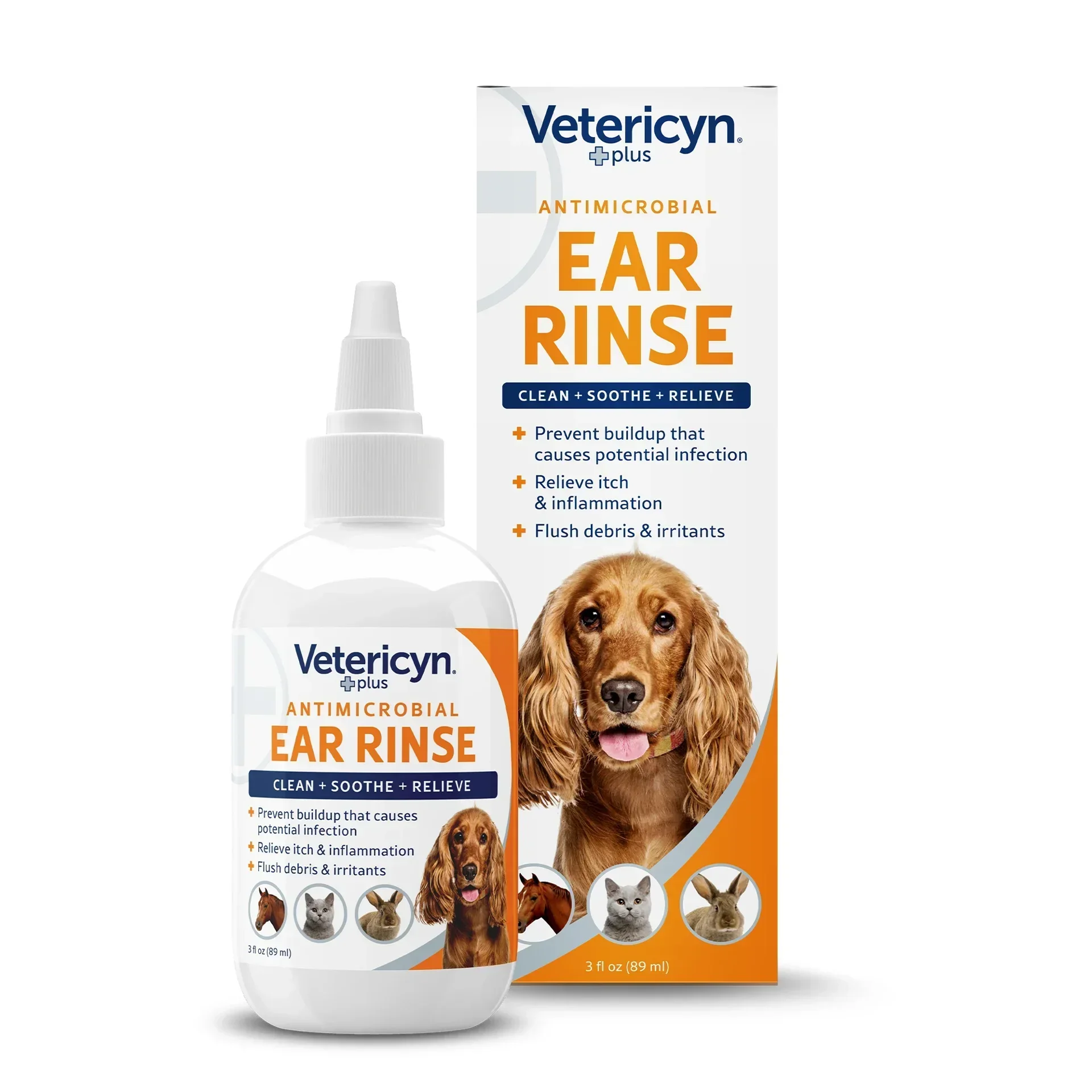 slide 1 of 1, Vetericyn Plus Ear Rinse for Dogs, 3 fl oz