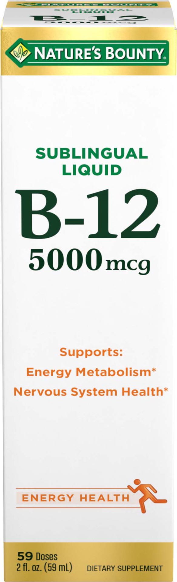 slide 1 of 5, Nature's Bounty Nature''s Bounty Vitamin B-12 Liquid, 5000 mcg, 2 Fl Oz, 2 oz