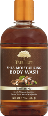 slide 1 of 1, Tree Hut Brazilian Nut Moisturizing Body Wash, 17 oz