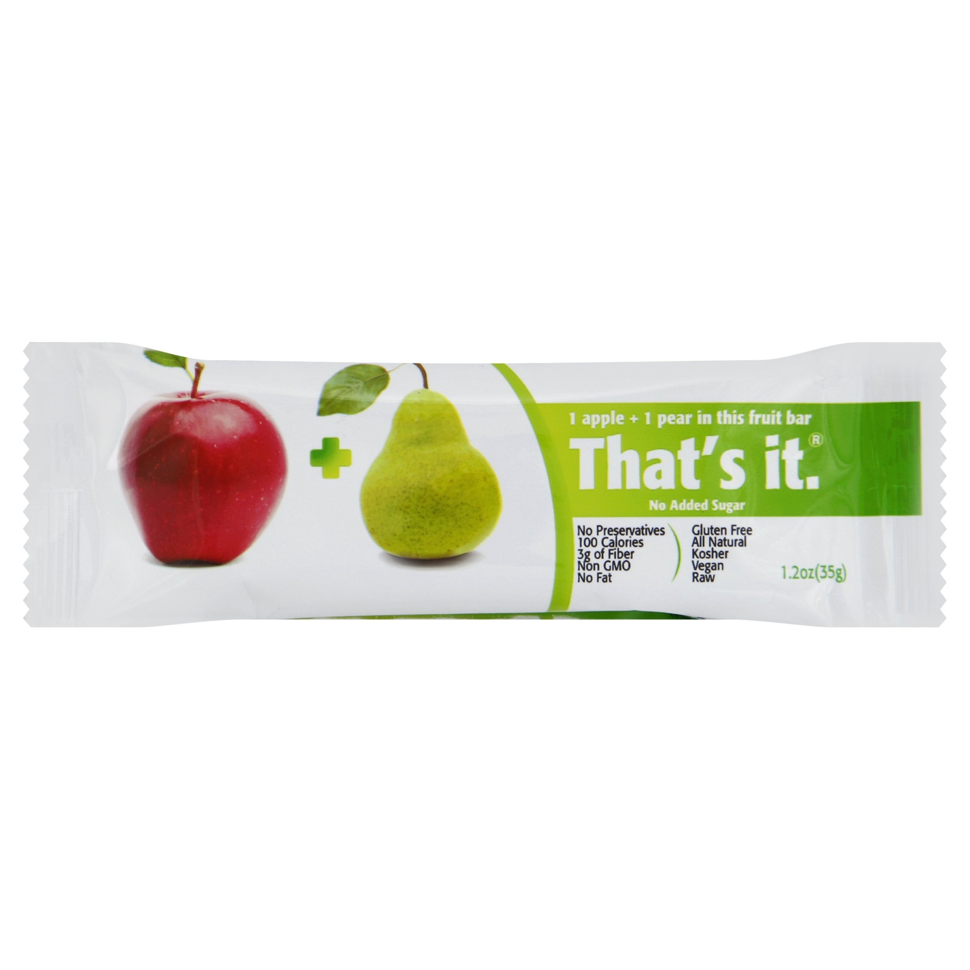 slide 1 of 1, That's it. Apple & Pear Nutrition Bar, 1.2 oz