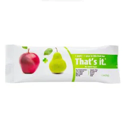 That's it. Apple & Pear Nutrition Bar