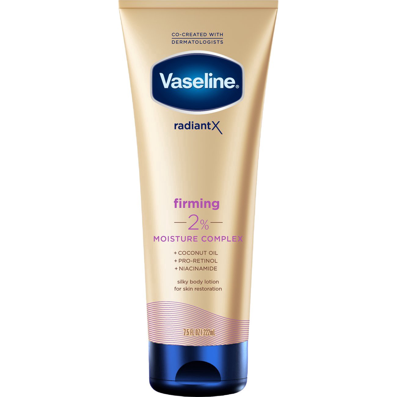 slide 1 of 1, Vaseline Radiant X Firming 2% Moisture Complex Body Lotion 7.5 fl oz, 7.5 fl oz