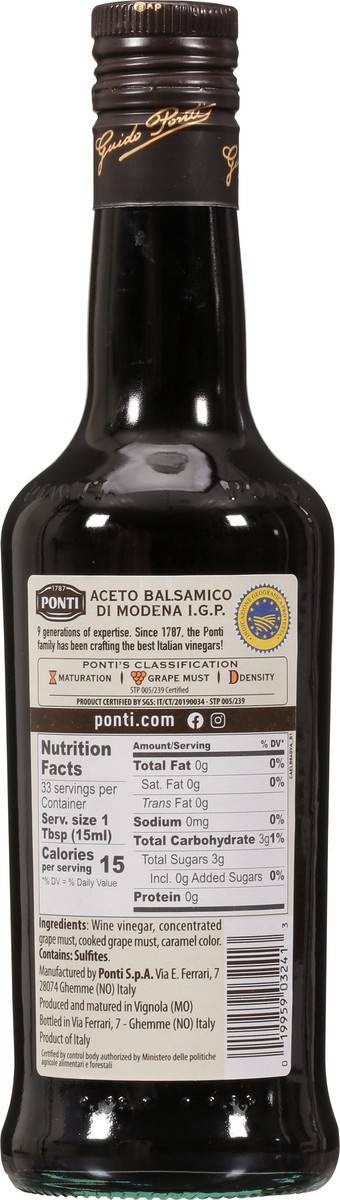 slide 2 of 9, Ponti Balsamic Vinegar Of Modena, 16.9 fl oz