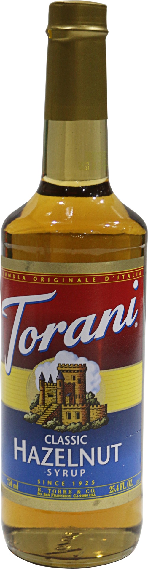 slide 1 of 1, Torani Hazelnut Syrup - 750 ml, 750 ml