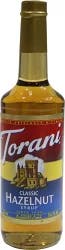 Torani Hazelnut Syrup - 750 ml
