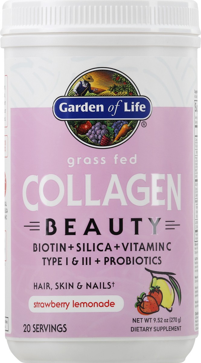 slide 6 of 9, Garden of Life Collagen Beauty Strawlem 9.52Oz, 9.52 oz