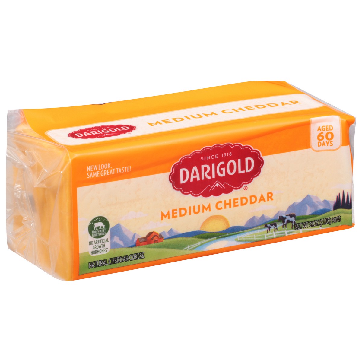 slide 9 of 9, Darigold Medium Yellow Cheddar Block, 32 oz