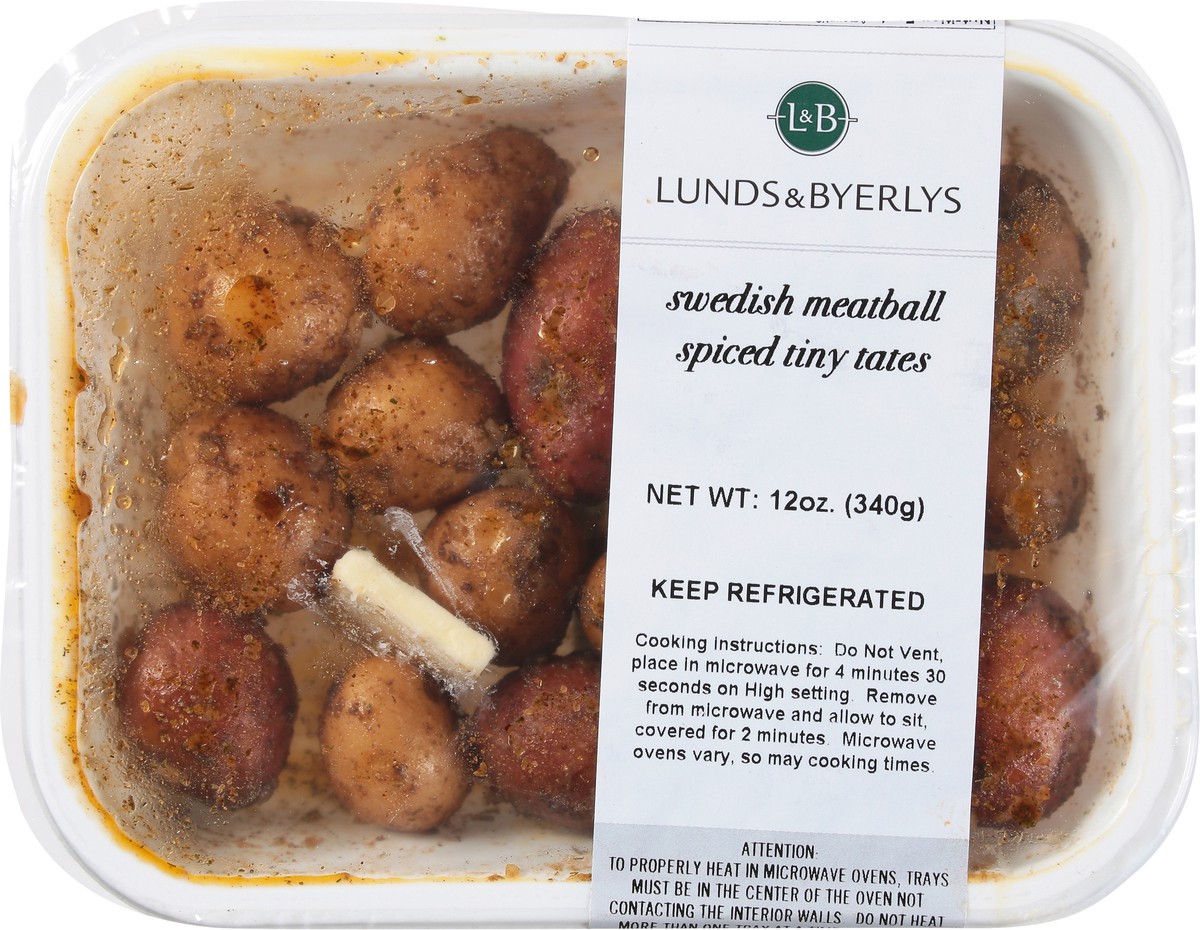 slide 4 of 14, Lunds & Byerlys Spiced Swedish Meatball Tiny Tates - 12 oz, 12 oz
