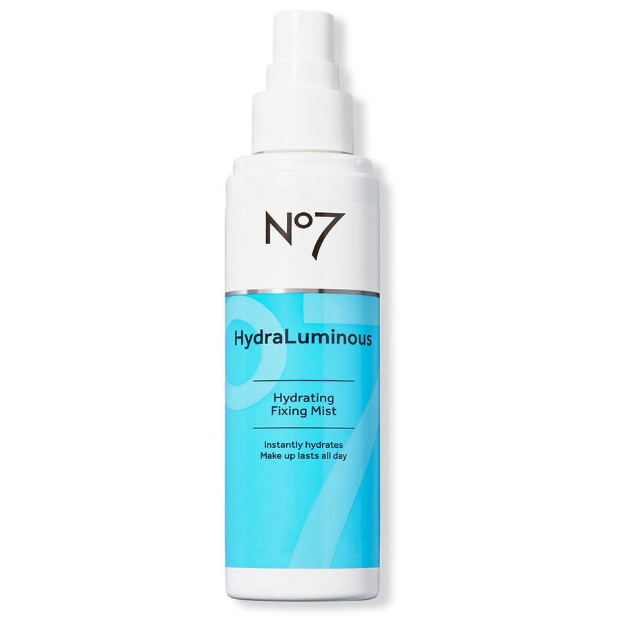 slide 4 of 5, No7 Hydraluminous Hydrating Fixing Mist, 3.38 oz