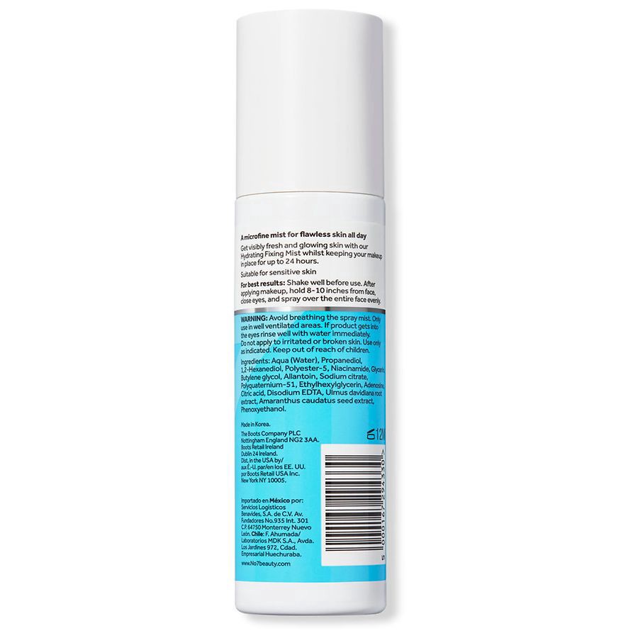 slide 2 of 5, No7 Hydraluminous Hydrating Fixing Mist, 3.38 oz