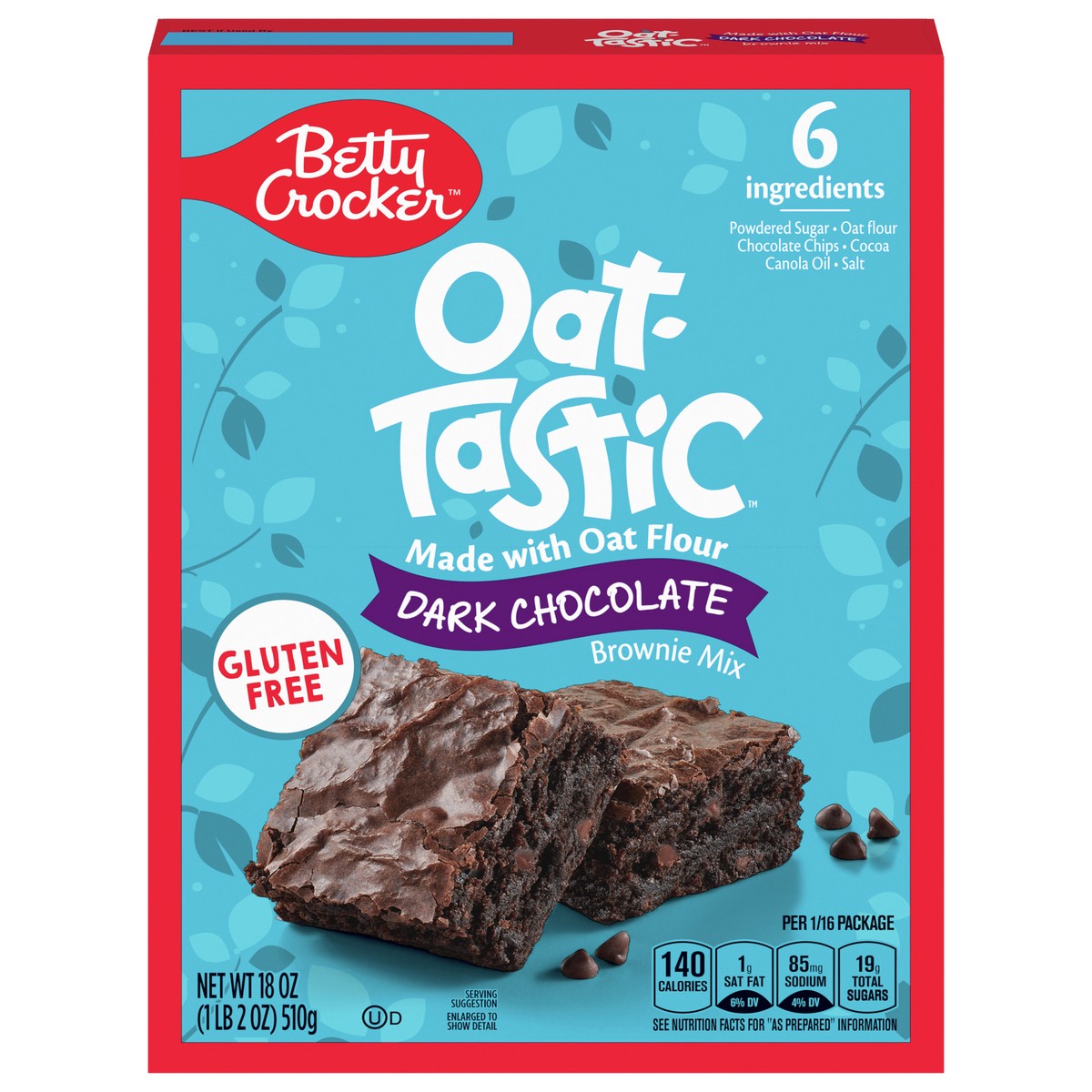 slide 1 of 14, Betty Crocker Oat-Tastic Dark Chocolate Brownie Mix, 18 oz, 18 oz