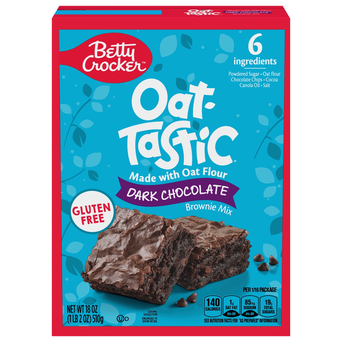 slide 1 of 1, Betty Crocker Oat-Tastic Dark Chocolate Brownie Mix, 18 oz, 18 oz