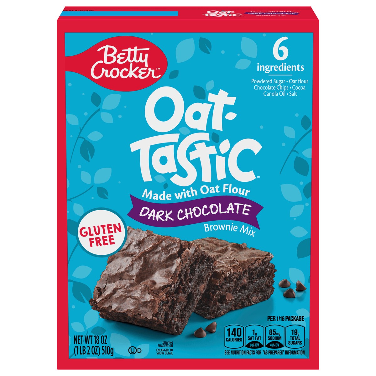 slide 11 of 14, Betty Crocker Oat-Tastic Dark Chocolate Brownie Mix, 18 oz, 18 oz