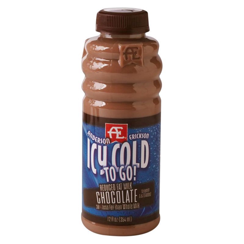 slide 1 of 5, Anderson Erickson Dairy Reduced Fat Chocolate Milk - 12 fl oz, 12 fl oz