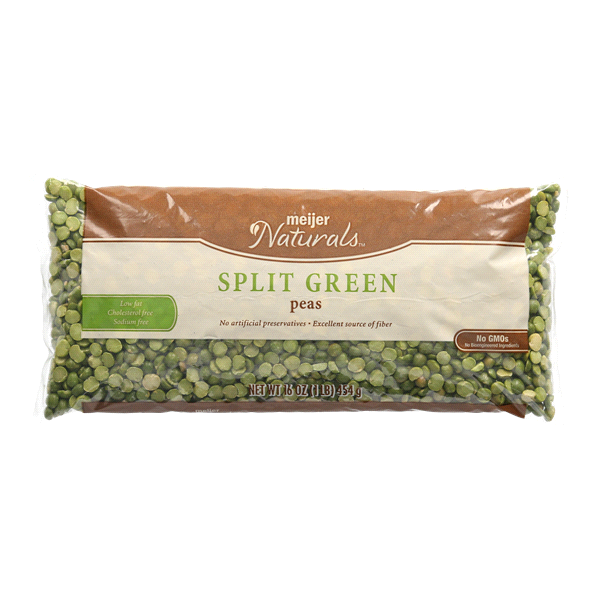slide 1 of 2, Meijer Naturals Green Split Peas, 16 oz