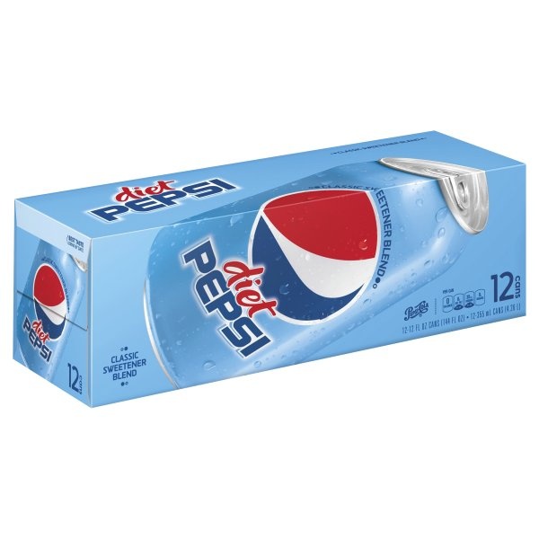 slide 1 of 3, Diet Pepsi Classic Sweetener Blend - 12 ct; 12 fl oz, 12 ct; 12 fl oz